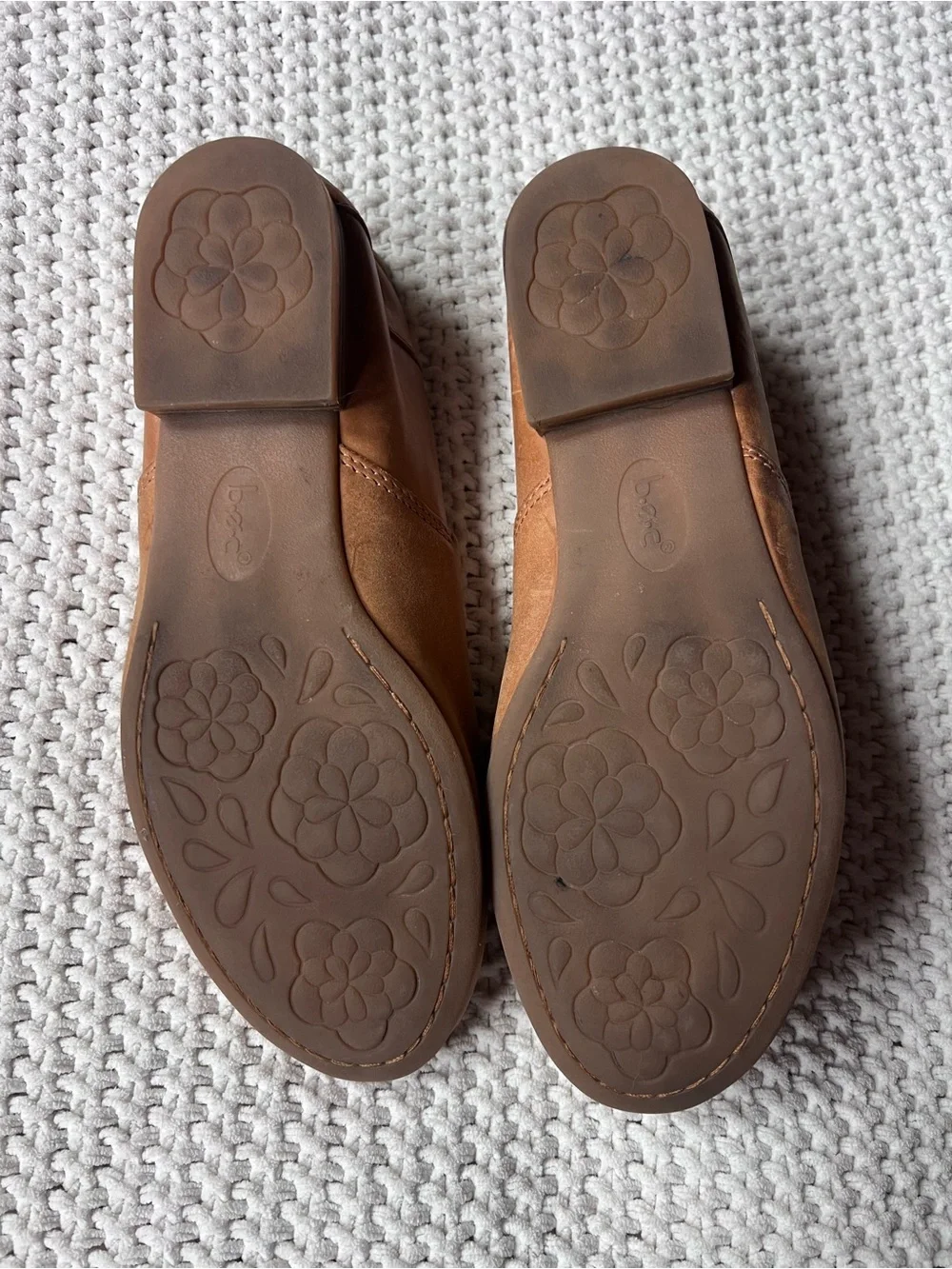 b.o.c. Leather Casual Loafer Cottagecore Earthy Office Minimalist Work Size 8.5 - Picture 7 of 8